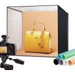 Subzonal - raleno studio photo, 50x50 cm bote  lumire, photo box portable avec lumire rglable 50 ...