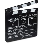 Subzonal - relaxdays, noir clap de cinma hollywood film clapet scne inscription dco hxlxp: 26 x 30 ...