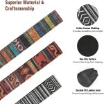 Subzonal - sangle pour camra, ceinture de cou en toile de coton tresse avec bandoulire rglable pour ...