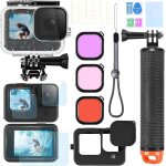 Subzonal - shipeekin kit d'accessoires pour gopro hero 12 11 10 9 boîtier étanche poignée flottante en ... Subzonal - shipeekin kit d'accessoires pour gopro hero 12 11 10 9 boîtier étanche poignée flottante en ...