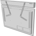 Subzonal - sound bar 1000 support pour barre de son noir