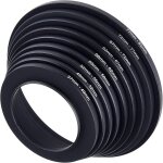 Subzonal - step up bagues adaptatrices pour filtres dâ¿objectifs - ensemble de 9 pièces Subzonal - step up bagues adaptatrices pour filtres dâ¿objectifs - ensemble de 9 pièces