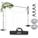 Subzonal - support fond photo 3x3m, systme toile de fond rglable avec socle en acier pour photographie, ...