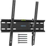 Subzonal - support tv mural fixe inclinable ultra mince pour crans 23  60 pouces plats & incurvs lcd ...