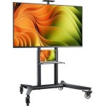 Subzonal - support tv roulettes pour 55 - 90 pouces tv, meuble tv poids jusqu'à 75 kg - ecran geant sur ... Subzonal - support tv roulettes pour 55 - 90 pouces tv, meuble tv poids jusqu'à 75 kg - ecran geant sur ...