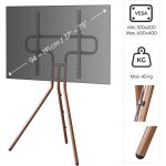 Subzonal - support tv sur pied design chevalet garantie 10ans (trépied tv, téléviseur 75 94 à 191 cm ... Subzonal - support tv sur pied design chevalet garantie 10ans (trépied tv, téléviseur 75 94 à 191 cm ...