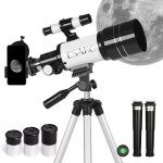 Subzonal - tlescope pour enfants & dbutants, 70 mm tlescopes rfracteurs astronomiques avec 3 oculaires, ...