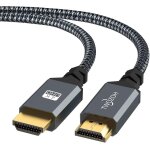 Subzonal - twozoh cble hdmi 4k 10m, haute vitesse 60hz 18gbps nylon tress hdmi 2. 0 compatible avec ...