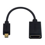 Suny - cble micro hdmi vers hdmi standard, cble micro hdmi vers hdmi mle vers femelle compatible 1080p ...