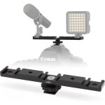 Support d'adaptateur pour griffe chaude, fixation triple griffe froide, pour flash microphone led moniteur ...