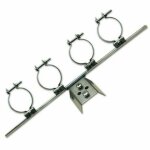 Support d'alimentation multiple 4 voie universel pour 4 lnb antenne satellite 3 megasat en acier