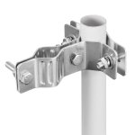 Support antenne en acier inoxydable en forme de t  double trou pour une utilisation en extrieur
