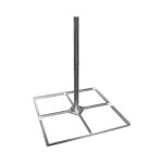 Support pour antenne parabole balcon toit terrasse - avec entretoises de support 4x50, pied support de ...