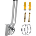 Support d'antenne starlink, support en j avec vis papillon, 37 cm, pour l'installation à l'extérieur ... Support d'antenne starlink, support en j avec vis papillon, 37 cm, pour l'installation à l'extérieur ...