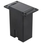 Support de batterie noir 9v, 6 pi�ces, bo�tier / bo�te, housse de protection pour micro guitare et basse ...