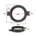 Support de bobine vocale de tweeter  25 curs, 2 pices, support enfichable, support en plastique pour ...