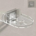 Support de camra mural sans trace maison no - punch surveillance rack etagre de routeur transparent ...