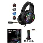 Support casque gamer - spirit of gamer - sentinel universel - 7. 1 surround virtuel - hub 4 ports usb ...