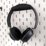 Support pour casque compatible avec plaque perfore ikea skadis i skadis i accessoires i fixation casque ...