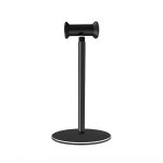 Support de casque sans fil en aluminium et silicone, base solide pour casques de jeu bluetooth