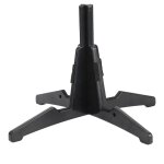 Support de clarinette a 4 pieds en plastique abs, support de flûte longue amovible et portable, noir Support de clarinette a 4 pieds en plastique abs, support de flûte longue amovible et portable, noir