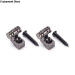 Supports de cordes a roulettes, 2 pi�ces, guide d'arbre de montage pour guitare electrique 2021