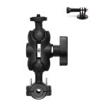 Support fixe de moto en aluminium 25mm, base de guidon à tête sphérique, support de gps de vélo, bras ... Support fixe de moto en aluminium 25mm, base de guidon à tête sphérique, support de gps de vélo, bras ...