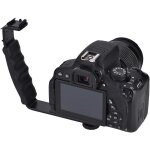 Support de flash pour appareil photo en forme de l avec double fixation pour sabot chaud vis 1 / 4 pouces ...