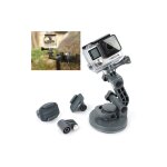 Support holder gris pour gopro hero 4 / 3 + / 3 / 2 / 1 de ventouse de voiture + adaptateur de trépied ... Support holder gris pour gopro hero 4 / 3 + / 3 / 2 / 1 de ventouse de voiture + adaptateur de trépied ...