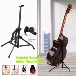 Support pour instrument vertical pliable et lger, mini guitare basse, violoncelle, support a cordes ...