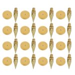 Support d'isolation pour haut - parleur, 16 paires, 6x36mm, en cuivre, avec coussinets de pied Support d'isolation pour haut - parleur, 16 paires, 6x36mm, en cuivre, avec coussinets de pied