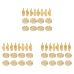 Support d'isolation pour haut - parleur, 24 paires, 6x36mm, en cuivre, avec coussinets de pied Support d'isolation pour haut - parleur, 24 paires, 6x36mm, en cuivre, avec coussinets de pied