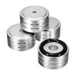 Support d'isolation de haut - parleur hifi en aluminium, 4 pices, 40x20mm, platine, pieds dac