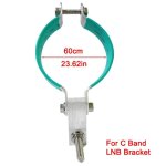 Support lnb en alliage d'aluminium, bande c ku, lger, antirouille, durable, conception solide, pour ...