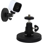Support magntique avec filetage 1 / 4 , sans perage, support mural camra, rglable  360 degrs, supports ...