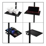 Support de microphone, plateau de carte son, etagre supportant les performances de guitare, garder les ...