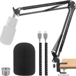 Support de microphone pour razer seiren x microphone avec mousse coupe - vent, filtre à éclatement et ... Support de microphone pour razer seiren x microphone avec mousse coupe - vent, filtre à éclatement et ...