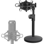 Support de microphone avec shock mount, métal support de micro e table avec support antichoc pour audio ... Support de microphone avec shock mount, métal support de micro e table avec support antichoc pour audio ...