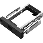 Support mobile de 5, 25 pouces trayless pour disque dur 3, 5 , support de fond de panier interne sata ... Support mobile de 5, 25 pouces trayless pour disque dur 3, 5 , support de fond de panier interne sata ...
