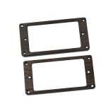 Support de montage pour guitare electrique acoustique, 2 pi�ces, en plastique, a fond plat, en bois de ...