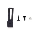 Support de montage pickguard noir en forme de l pour guitare electrique lp pour vis decrou w