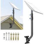 Support de montage sur poteau mural pour starlink v2, starlink mount starlink support mural  angle vertical ...