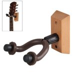 Support mural en bois pour guitare acoustique electrique, support de crochet, support pour guitare, basse, ...