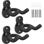 Supports muraux de guitare, 3 pack supports muraux de guitare en m�tal crochets de guitare cintre de ...