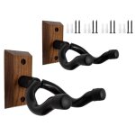 Support mural pour guitare acoustique, electrique, banjo et basse - lot de 2
