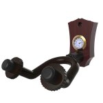 Support mural pour guitare avec hygrom�tre et hygrom�tre