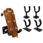 Support mural pour guitare avec vis - lot de 4