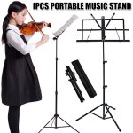 Support de musique l�ger, facile a r�gler, pliable et r�glable, pour groupe d'archet portable, avec sac ...