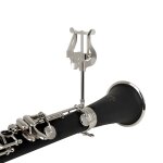 Support de partition de musique portable, tuyau noir, clarinette, accessoires spéciaux Support de partition de musique portable, tuyau noir, clarinette, accessoires spéciaux