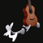 Support pliable en bois dur pour guitare basse, en pvc, pour ukulele, pour violon, mandoline, banjo Support pliable en bois dur pour guitare basse, en pvc, pour ukulele, pour violon, mandoline, banjo